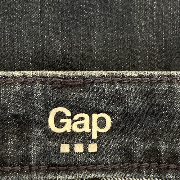 Gap Crop Jeans Culotte Size 8 Dark Wash Indigo Blue Wide Leg Stretch Fall NWT - Picture 13 of 16
